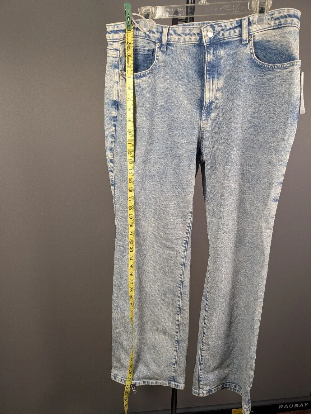 Michael Michael Kors Acid Wash High Rise Jeans Size 12 NWT A-255